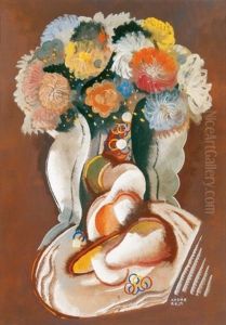 Csendelet Gyumolcsokkel (still Life Of Fruit) by Bela Kadar