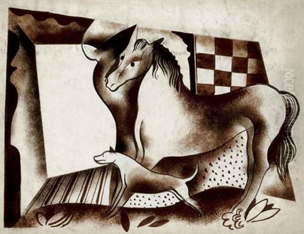 Kompozicio Loval (composition With A Horse) - view 1
