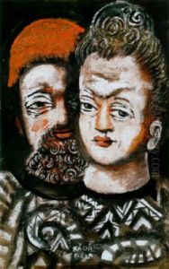Szinhazi Jelenet (theatre Scene) by Bela Kadar