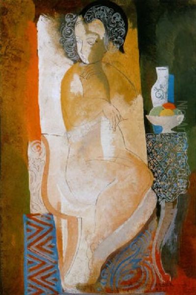 Ulo Akt (sitting Nude) - view 1