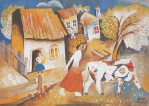Falusi Jelenet (village Scene) Falusi Jelenet (village Scene)
