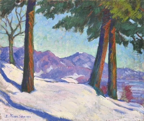 View Of High-mountain (winter Scene) - view 1