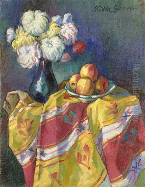 Still Life With Chrysanthemums - view 1