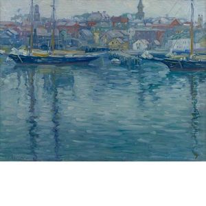 Gloucester Harbor by Charles Salis Kaelin