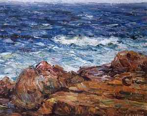 Shore Near Rockport by Charles Salis Kaelin