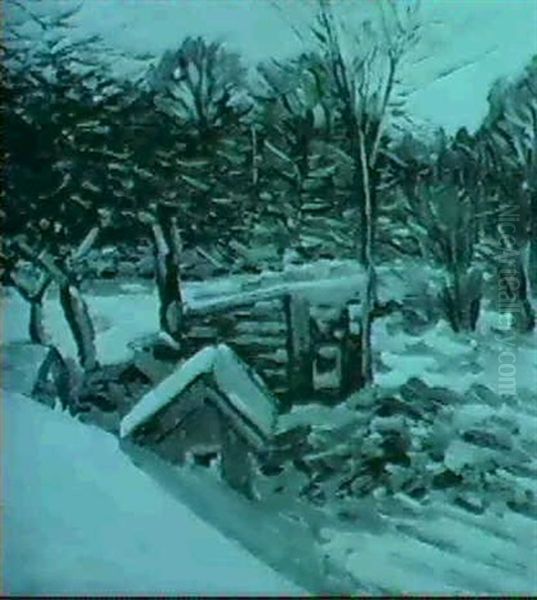 House In Winter - view 1
