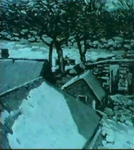 Houses In Winter by Charles Salis Kaelin
