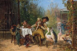 At The Zoo by Frederik Hendrik Kaemmerer