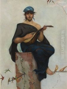 The Lute Player by Frederik Hendrik Kaemmerer