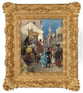 Jahrmarktverkaufer by Frederik Hendrik Kaemmerer
