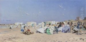 Beach At Scheveningen, Holland