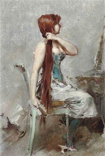 La Rousse A Sa Toilette - view 1