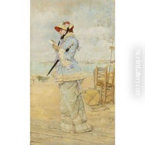 Lady By The Sea by Frederik Hendrik Kaemmerer