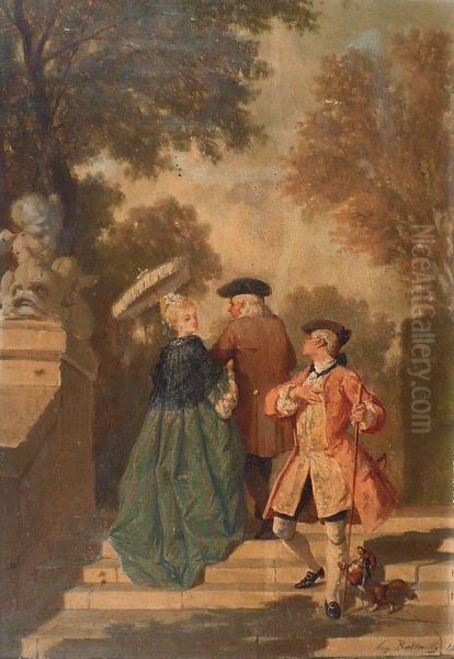 Unescalier De Versailles En 1723 - view 1