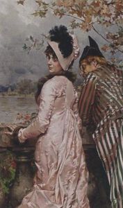 The Flirtation by Frederik Hendrik Kaemmerer