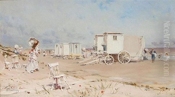 On The Beach At Scheveningen - view 1