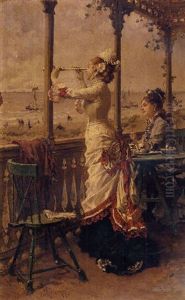 On The Lookout by Frederik Hendrik Kaemmerer