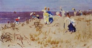 Elegant Women On The Beach Elegant Women On The Beach