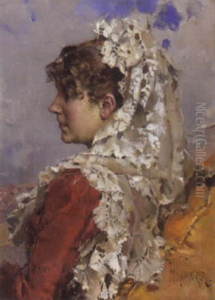 A Spanish Woman In Profile - view 1
