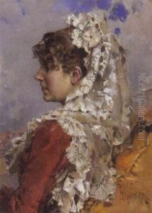 A Spanish Woman In Profile A Spanish Woman In Profile