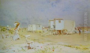Sur La Plage De Scheveningen