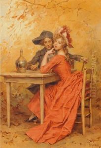 Flirtation by Frederik Hendrik Kaemmerer