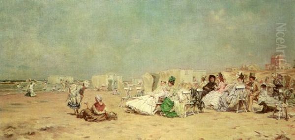 Un Jour D'ete A Scheveningen, En Hollande - view 1