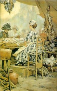 En El Mercado by Frederik Hendrik Kaemmerer