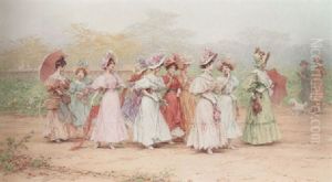The Promenade by Frederik Hendrik Kaemmerer