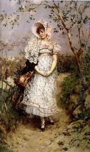 Sunday Morning Stroll, Spring by Frederik Hendrik Kaemmerer