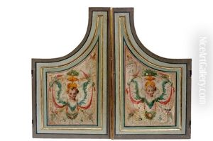Paar Orgelflugel. Hl. Cacilie. Verzuckung Des Hl. Franziscus by Johann Mathias Kager