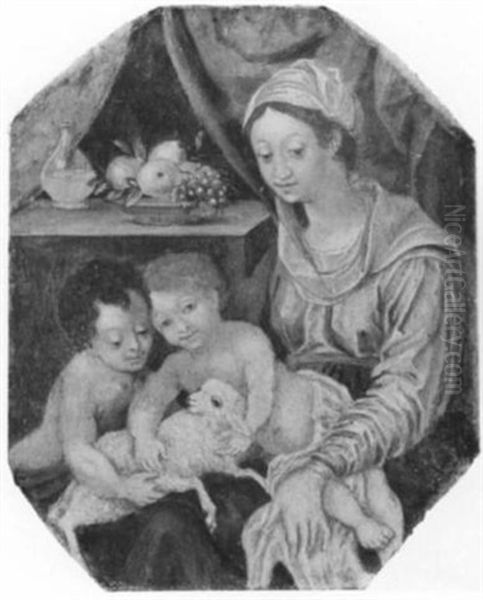 Madonna Mit Kind Und Dem Johannesknaben - view 1