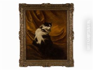 Portrait Of A Cat by Carl Kahler