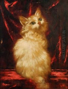 White Kitten by Carl Kahler