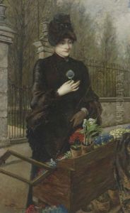 The Flower Seller by Carl Kahler
