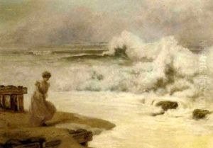 A Lady On The Shore by Carl Kahler