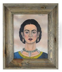 A Frida Kahlo Self Portrait - Attributed by Frida Kahlo