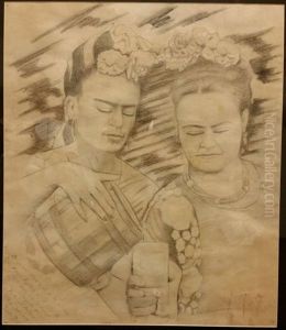 Frida Khalo Maria Izquierdo by Frida Kahlo