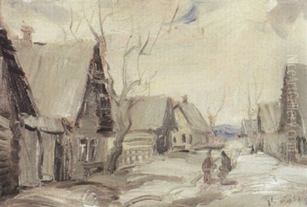 Norddeutsche Dorfstrase - view 1