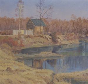 Blockhaus In Der Au by Max Kahrer
