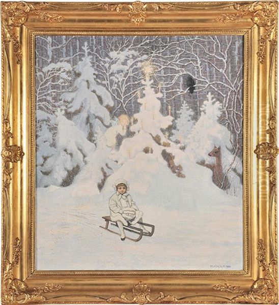 Weihnachts-winterwald - view 1