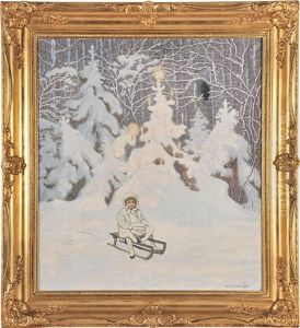 Weihnachts-winterwald