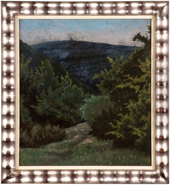Der Hermannskogel Vom Weidlinger Tal Aus - view 1