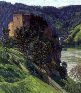Ruine Werfenstein In Struden (donau) by Max Kahrer