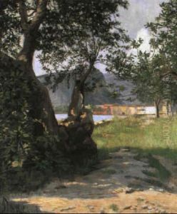 Motiv Vom Gardasee by Max Kahrer