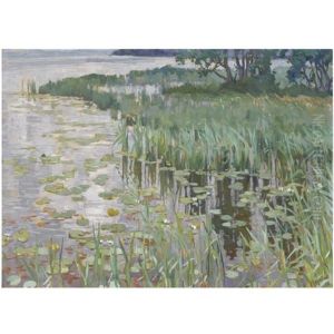 Reeds by Anatoly Dmitrievich Kaigorodov