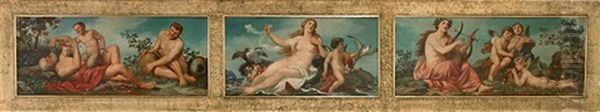 Supraporte Eines Jugendstil-interieurs (3 Works) - view 1