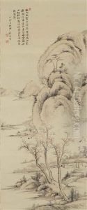 Chinese Mountain Landscape In Spring by Kaioku