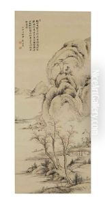 Chinese Mountain Landscape In Spring by Kaioku