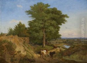 View To The Lakes Osterseen by Ernst Kaiser